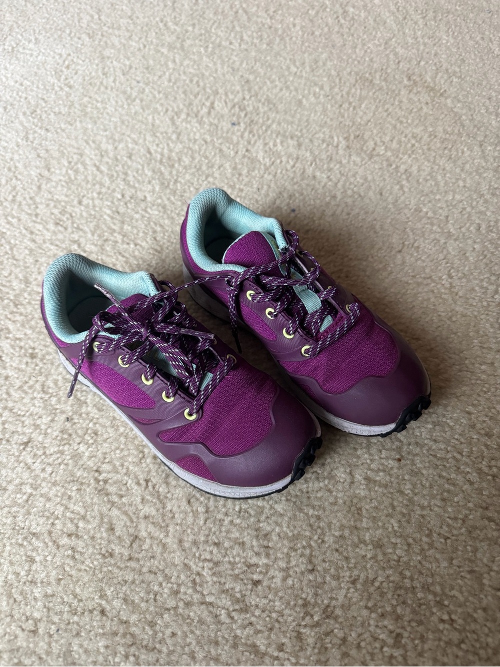 Merrell Kids Purple Sneakers with Mint Lining